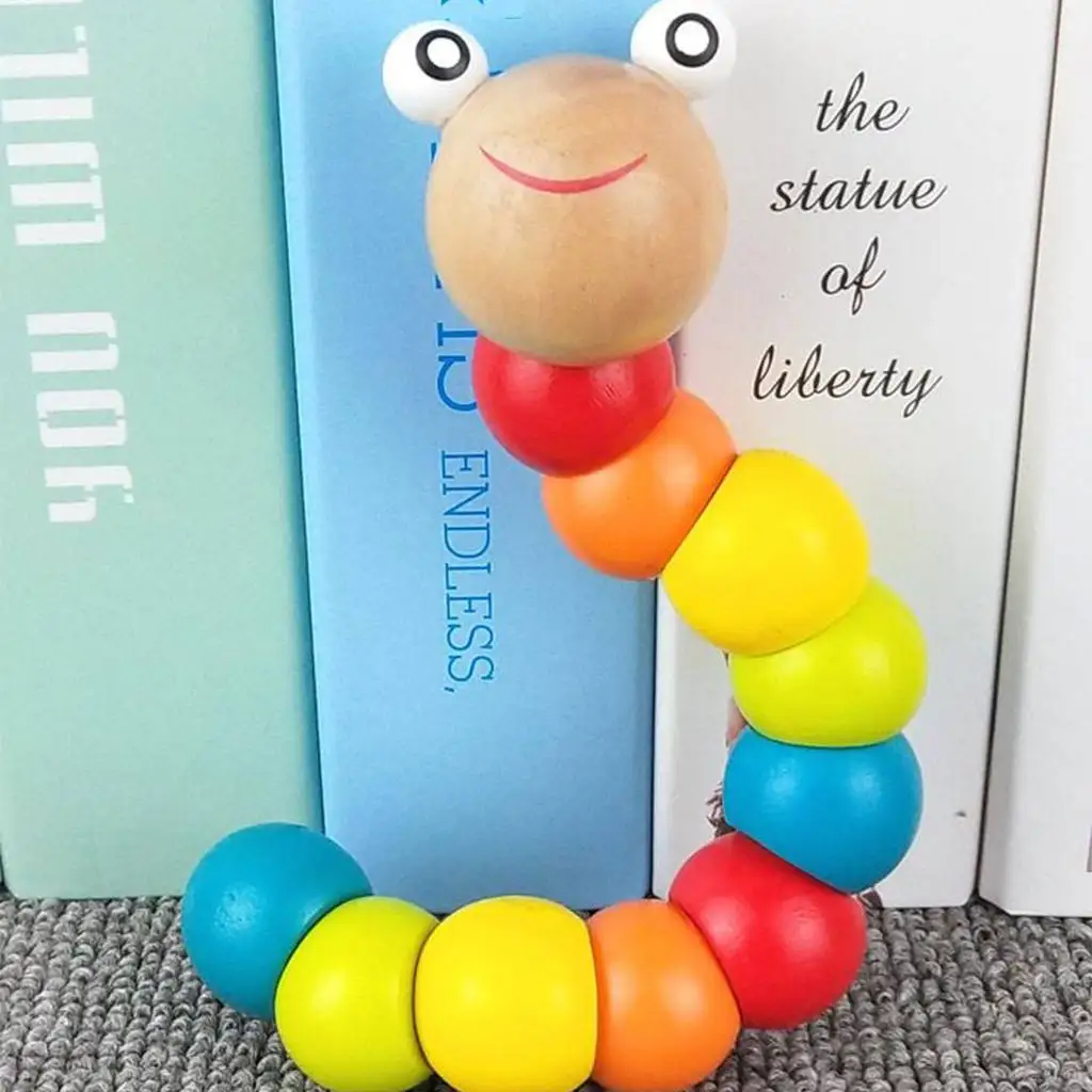 Colorful Magic Worm Baby Children  Gifts Favor Magician Prop 19cm