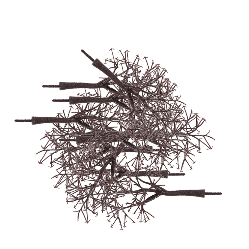 10 Autumn Deciduous Tree Tree Bare Trunk Train Park Landscape Plan 12cm OO