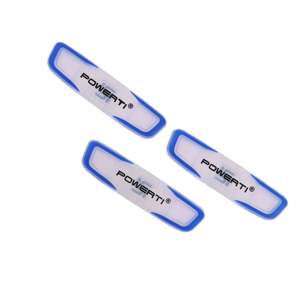 3Pcs Long Shape Tennis Racket Vibration Dampeners Shock Absorbers Silicone Anti-vibration Tennis Racquet Shockproof Damper