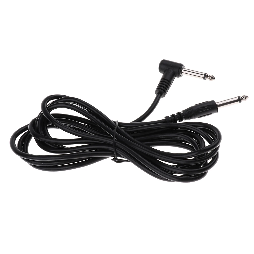 Guitar Cable Male to Male 6.35mm Jack Plug for Acoustic Electric Guitar Cable Length 300cm