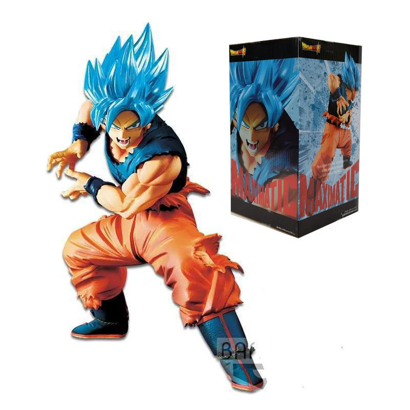 Figuras de acción de Dragon Ball Z, Son Goku, pelo rojo y azul, Juguetes de  PVC SSJ Super Saiyan, estatua de juguete|Figuras de acción| - AliExpress