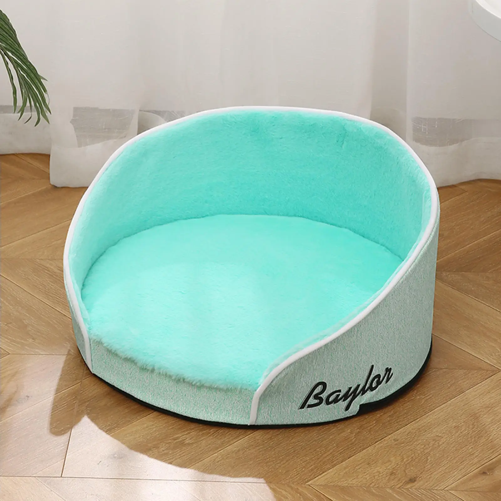 Removable Cover Cat Nest Indoor Cats Pet Kennel for All Breeds Round Soft Sofa Dog Bed