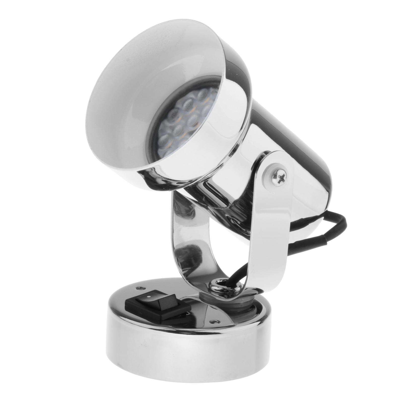 12V Marine Boat Interior LED Reading Light 3W RV Boat Camper Warm White Wall Lamp