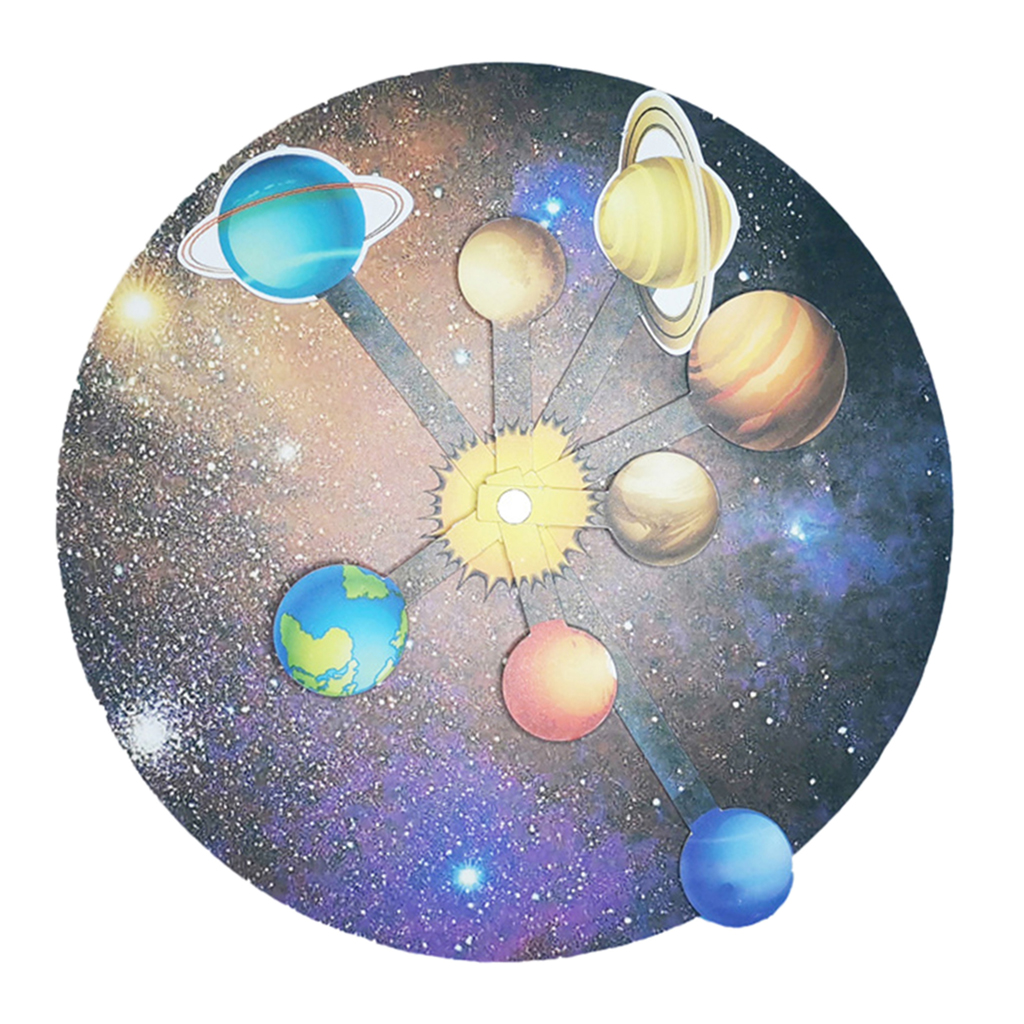 Paper Solar System DIY Toys Educational Toy Brain Teaser Kids Science Toys for Boys Girls