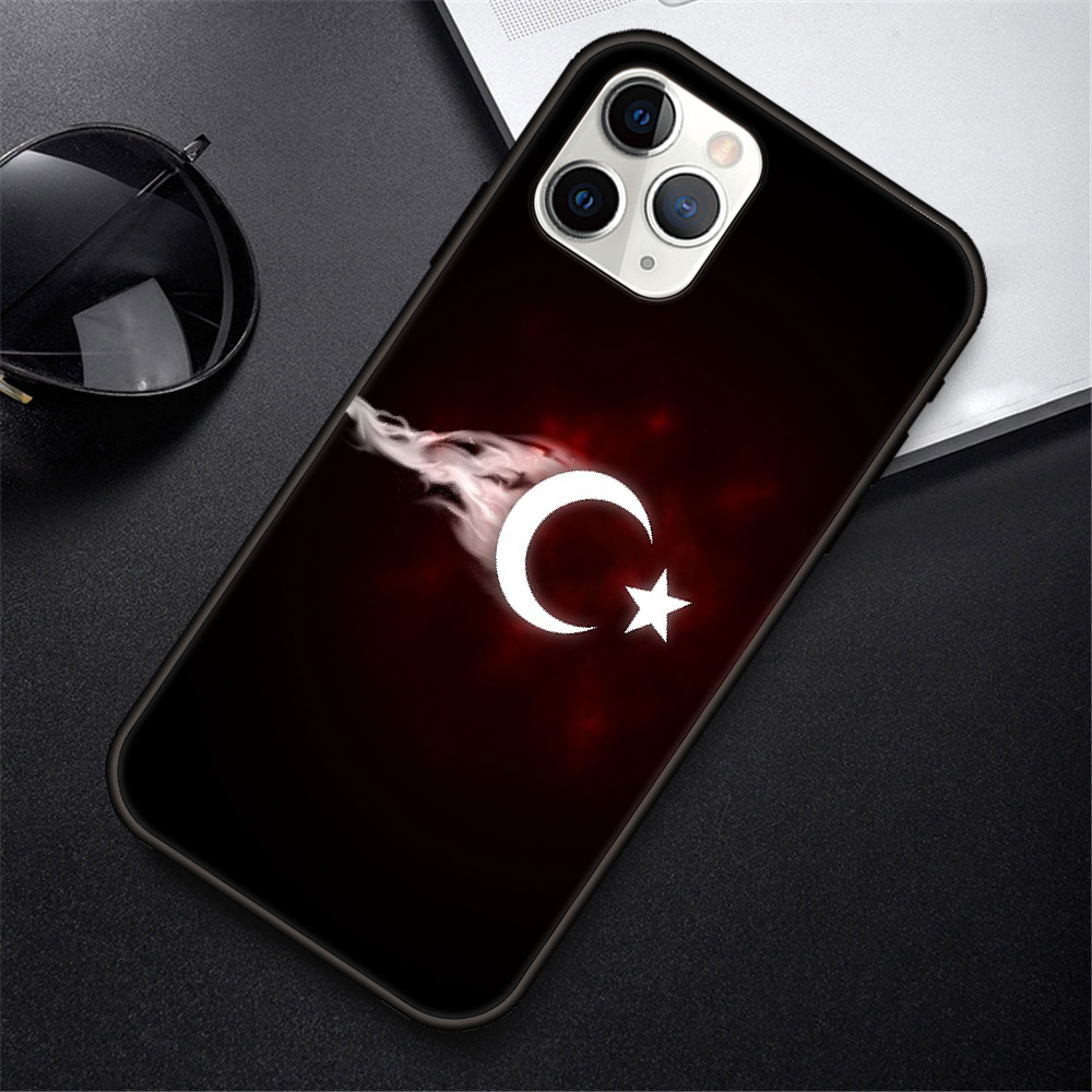 iphone 11 phone case Phone Case For IPhone 12 Mini 11 Pro XR X MAX SE XS 5 6 6S 7 8 E Plus Black Cover Coque Fashion Prime Azerbaijan buta flag cheap iphone xr cases