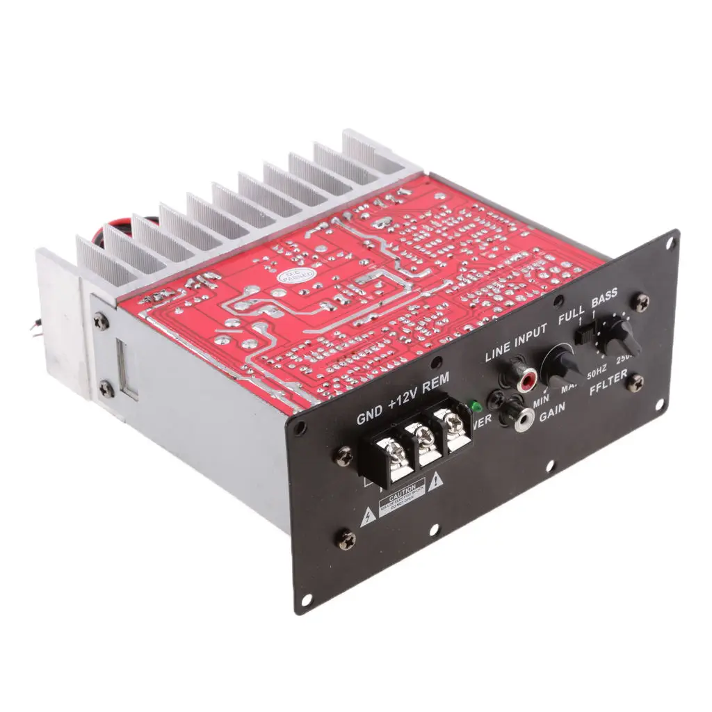 Car HiFi Audio Power Amplifier Subwoofer Bass Module PCB Board Kit