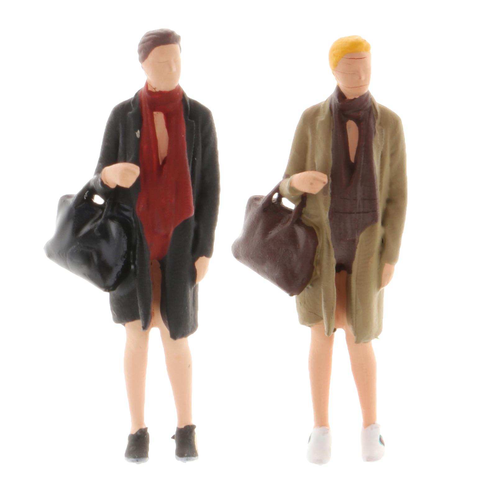 1pc 1:64 Diorama Painted Figure Resin Women Model Doll Park for Fire Wheel Desktop Decoration Accessories