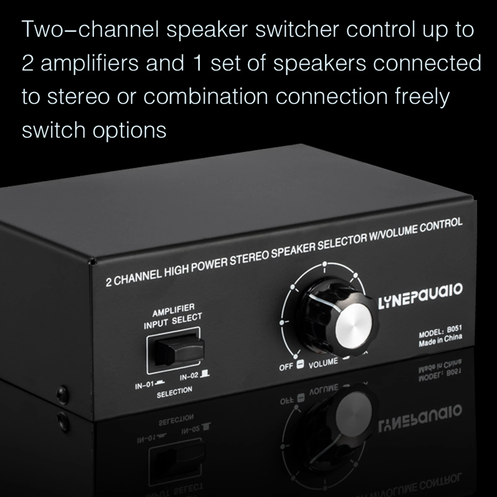 2 1 Uitgang Speaker Selector Switch Box Versterker Speakers Voor - AliExpress