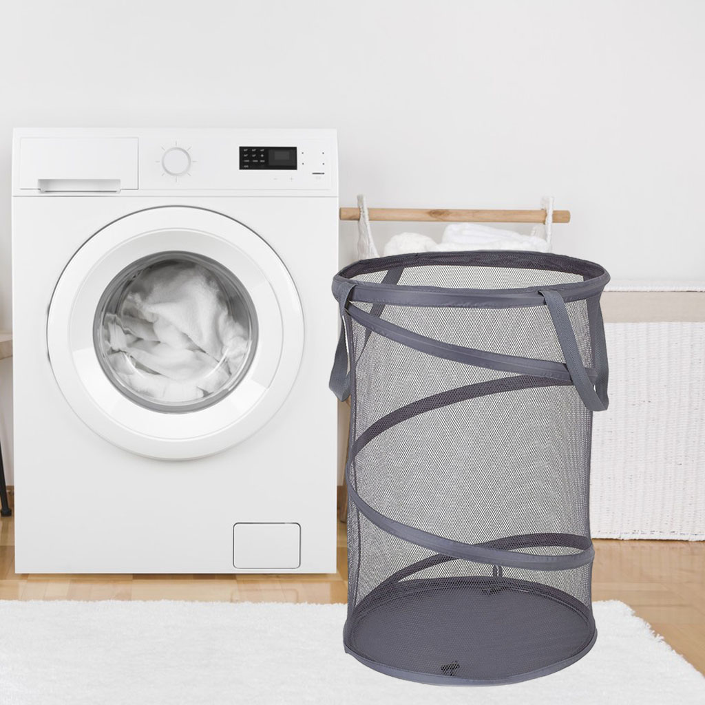 Foldable Dirty Clothes Hamper Clothes Storage Baskets Household Laundry Hamper Breathable Free Standing for Home Bedroom