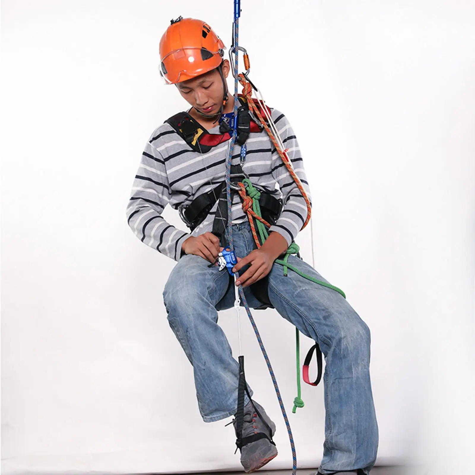 Premium Foot Ascender Rock Climbing Feet Ascender Riser Mountaineering Climbing Rope Safety Gear Equipment