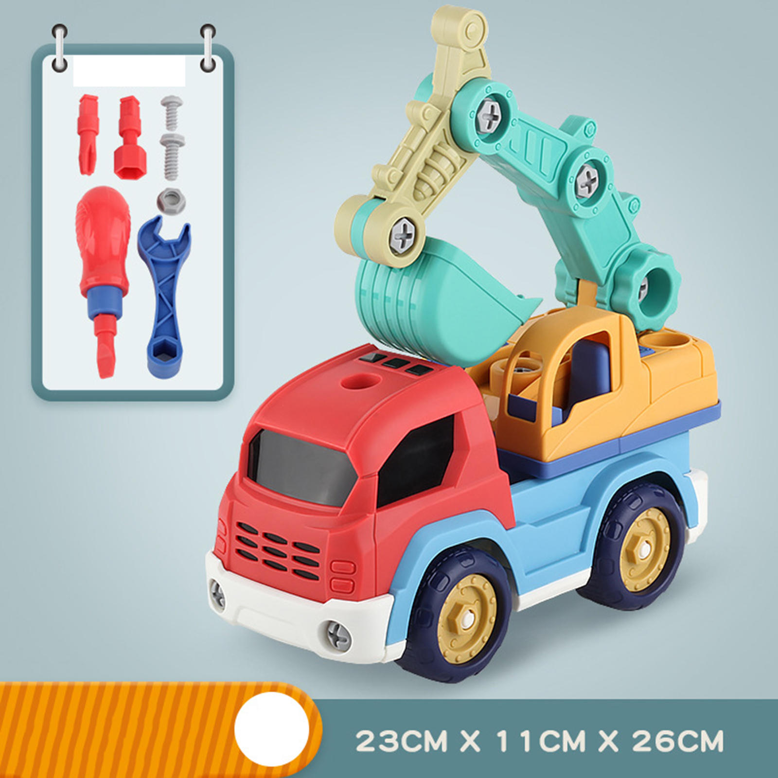 DIY Nut Disassembly City Engineering Truck Car Screw Boys Creative Tool Education Toys for Little Kids