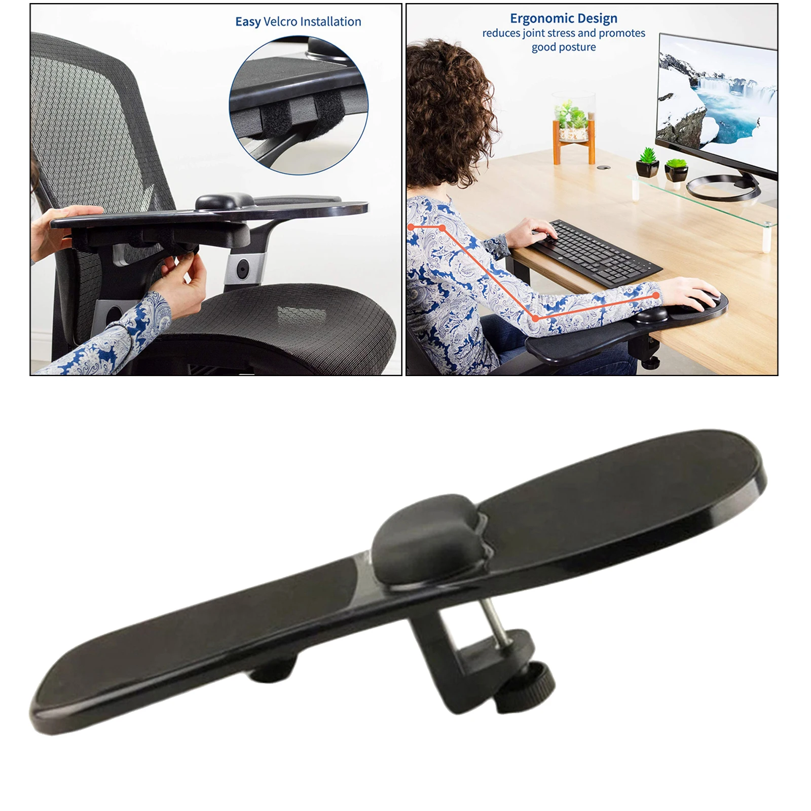 Computer Arm Rest Mouse Pad Mat Wrist Cushion Wrist Rest Platform Tray