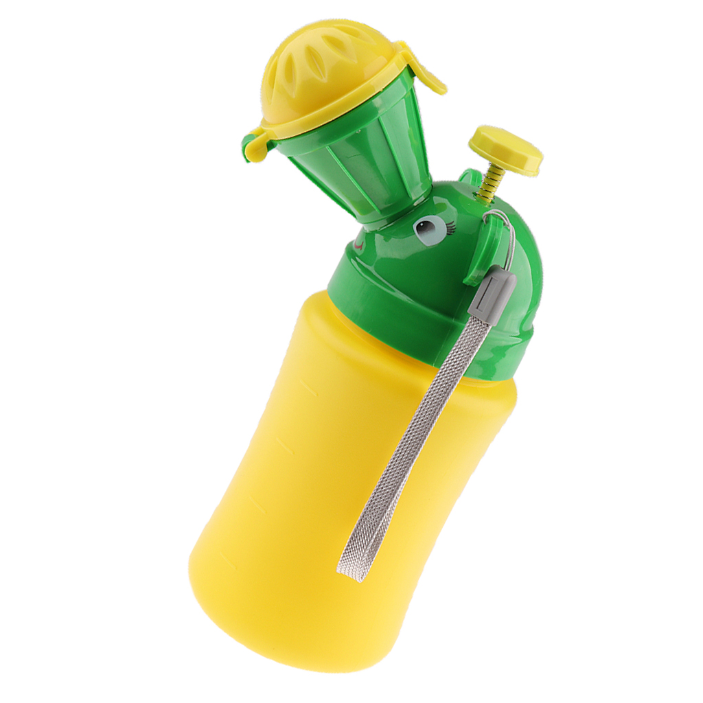 Portable Children's Potty Baby Pee Urinals for Boys (Yellow + Green)