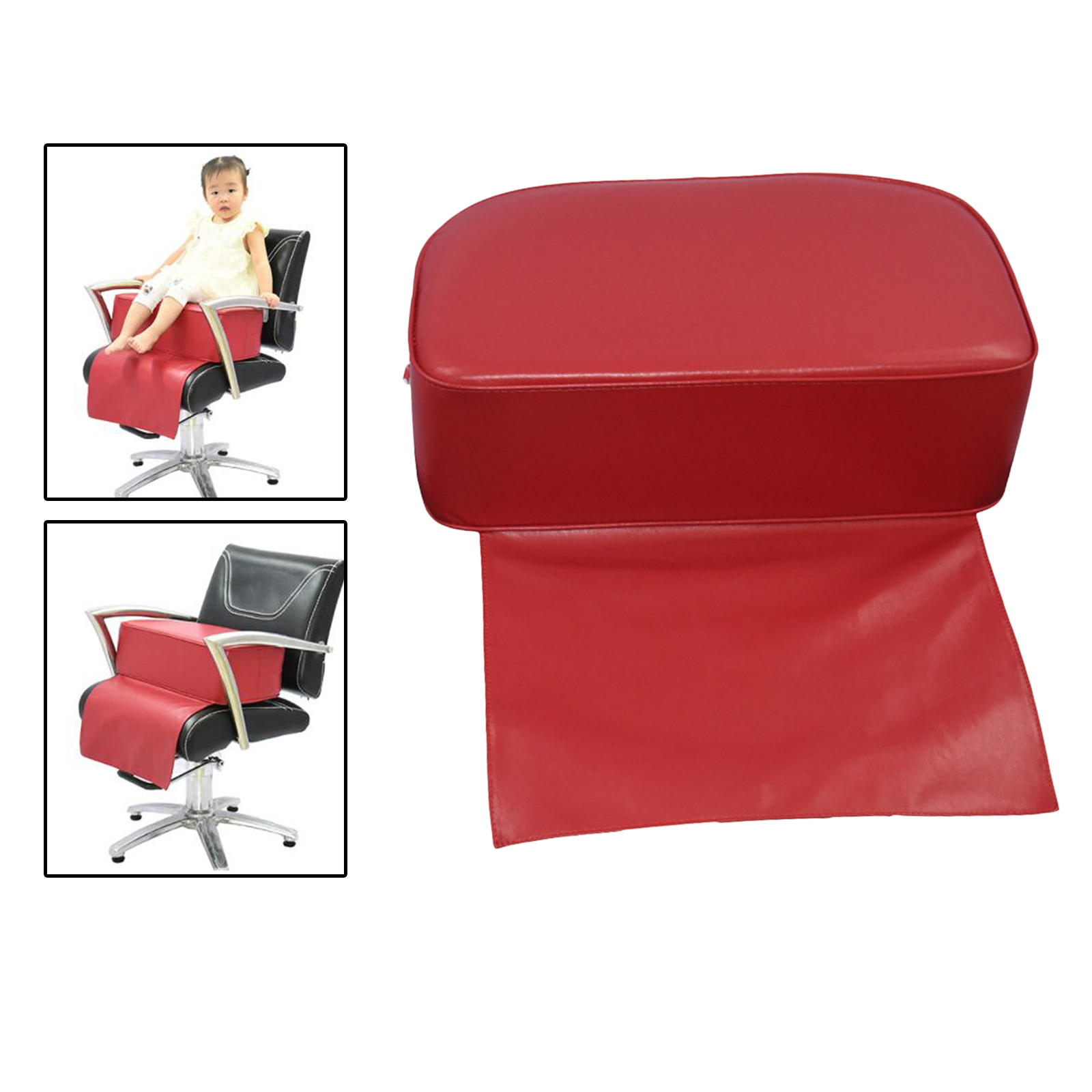 Soft Barber Booster Seat Cushion Spa Heightening Seats for Kids Barber Chair Hair Salon Cutting Styling Equipment