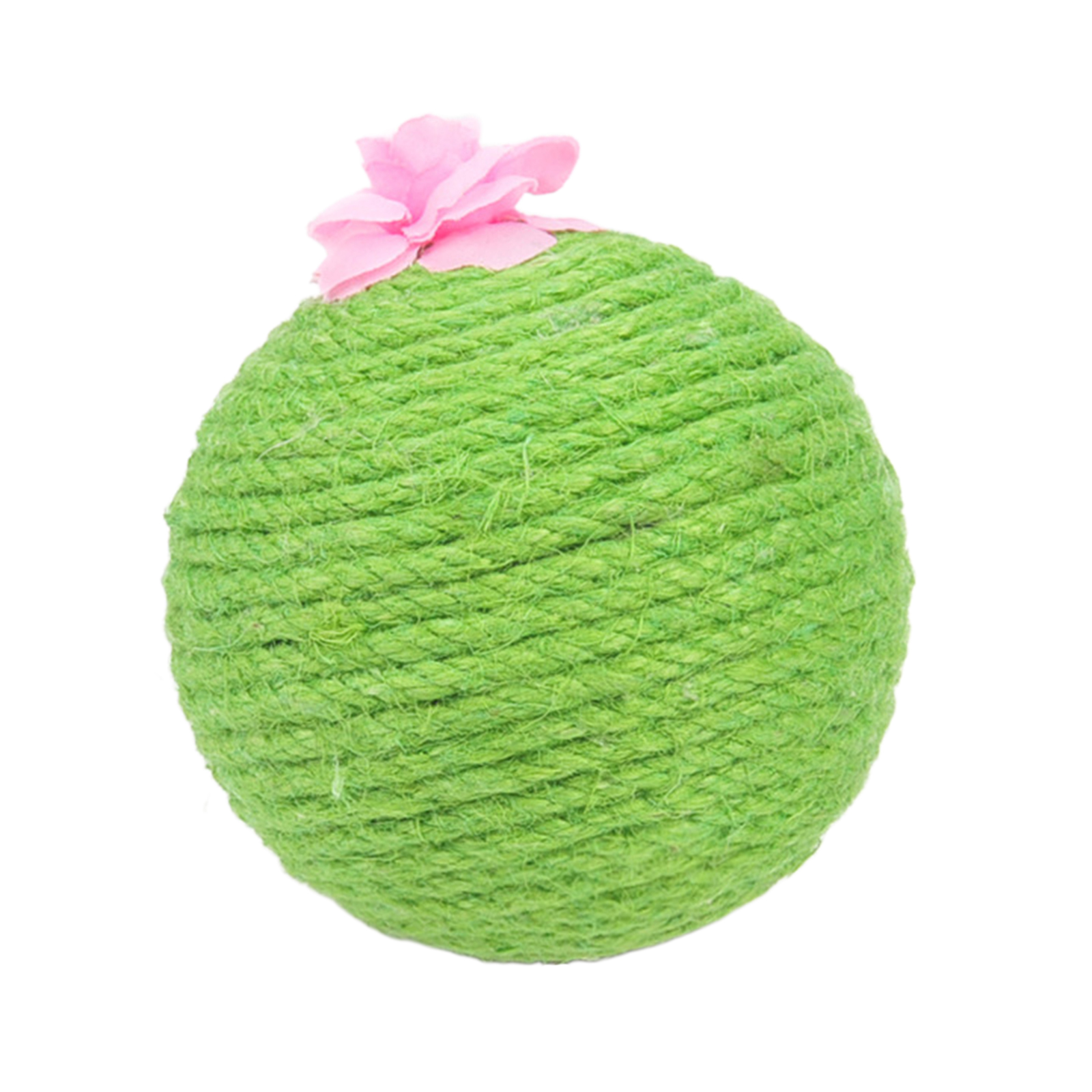 Cat Cactus Ball Toy, Pet Cats Scratching Sisal Rope Wrapped Ball with Catnip Inside Ball Track Interactive for Kittens Playing
