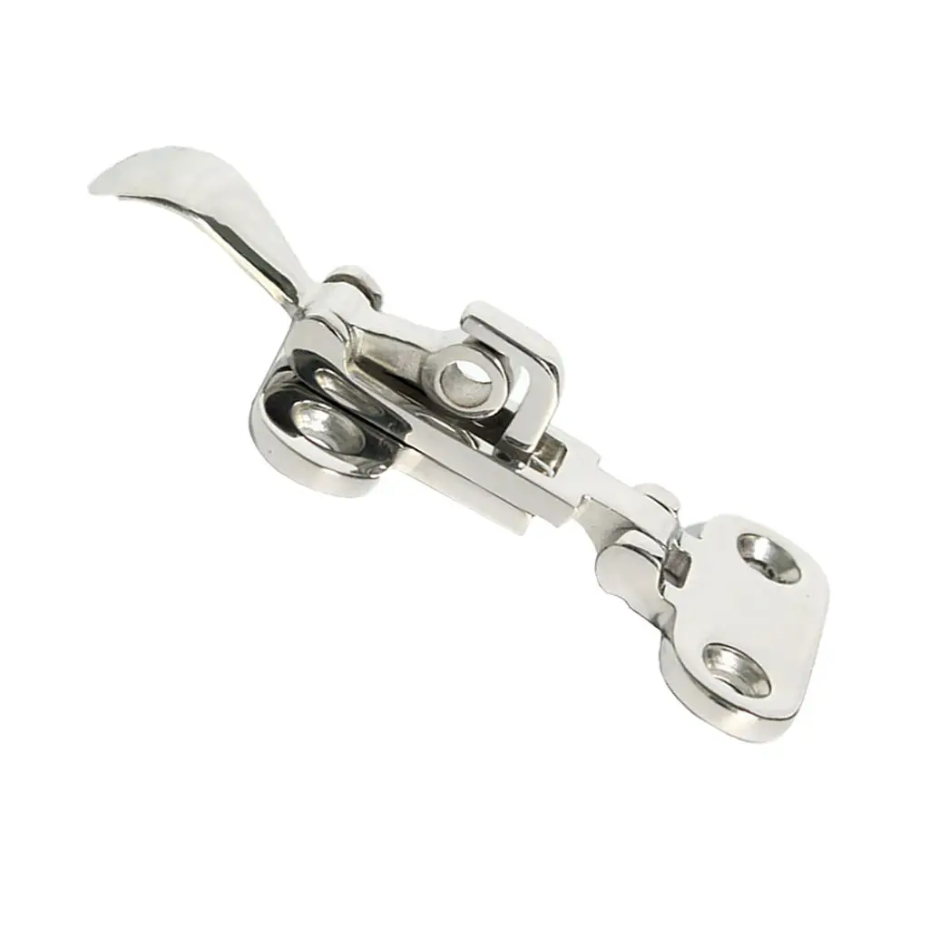 316 Stainless Steel Hold Down Clamp-Locking Cam Latch Boat Locker Cabinet Hatch  Anti-Rattle Latch Boat Caravan - 90 Degree