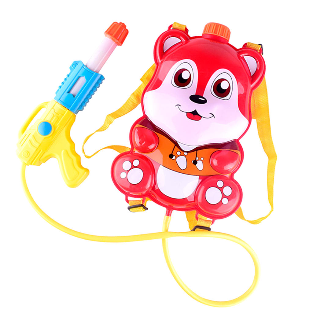 Water Gun Backpack Squirt Pool Toy Soaker Pressure Pump Spray Super Kids