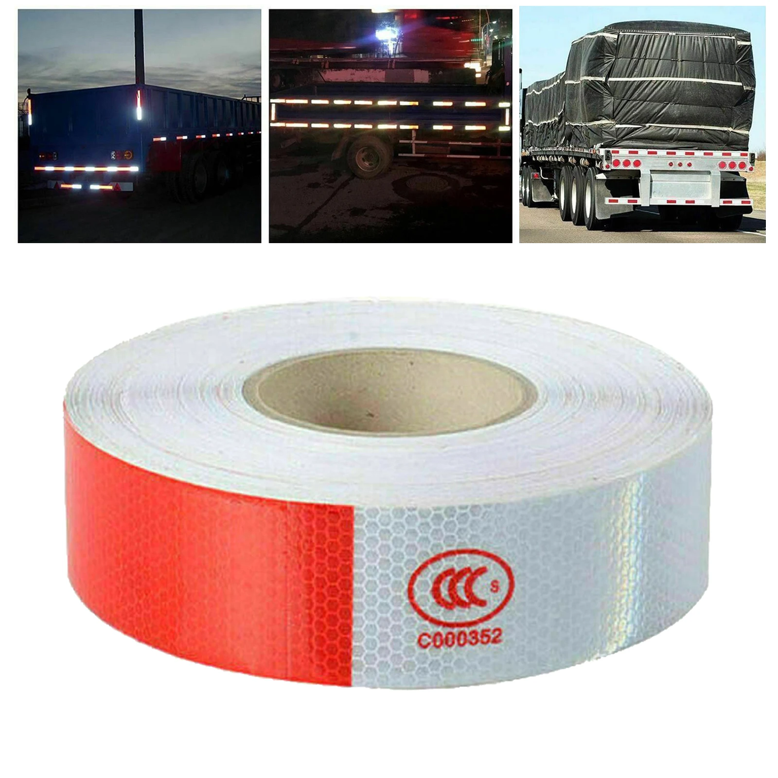 Reflective Tape Sticker Adhesive Safety Mark Warning Tape Bike Automobiles Motorcycle Car Styling