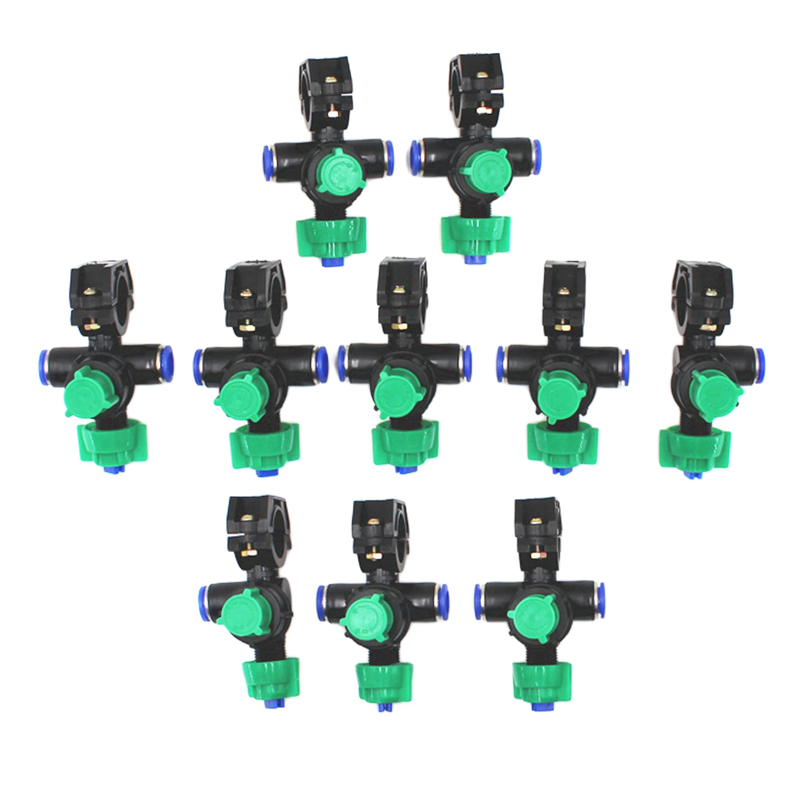 10x Agricultural Spray Nozzles Atomizing Sprayer Nozzle Head Garden Lawn Irrigation  Spraying Sprinkler Watering Tool