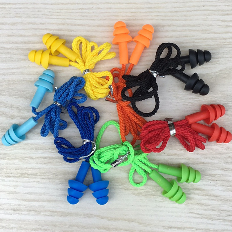 1Box Neue Komfort Ohrstöpsel Noise Reduktion Silikon Weichen Ohr Stecker Schwimmen Silikon Ohrstöpsel Schutzhülle Für Schlaf – Detail 2