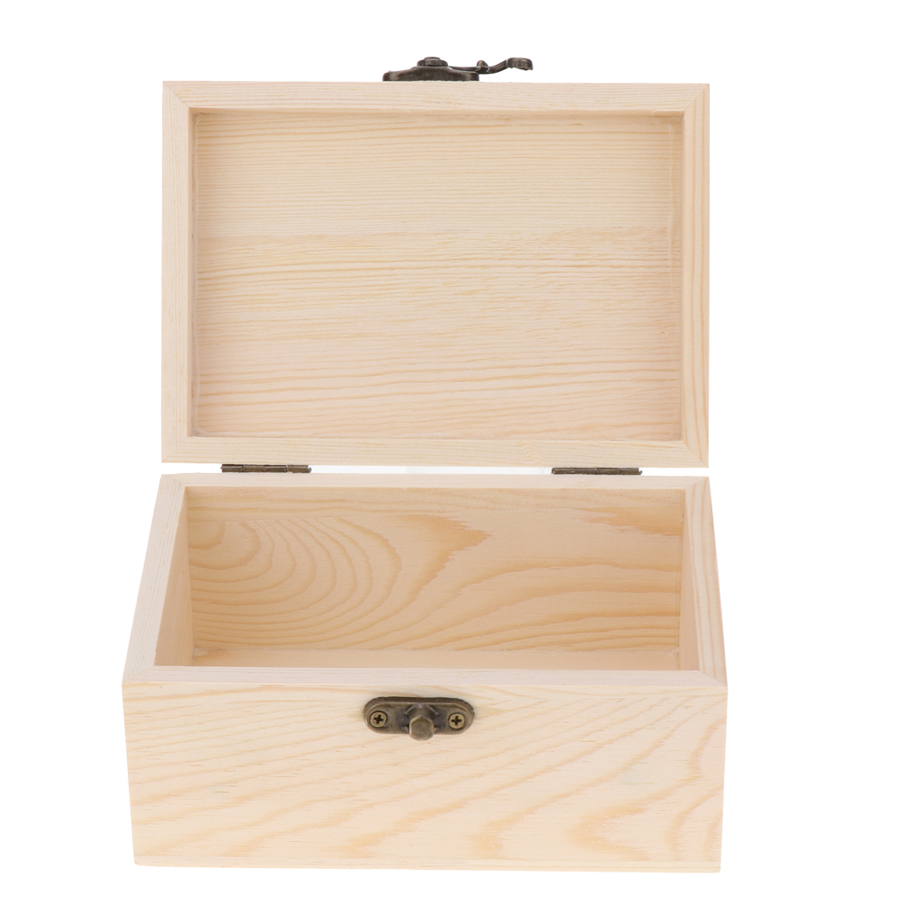 Bracelet Necklace Earrings Watches Box Jewelry Organizer with Hinged Lid