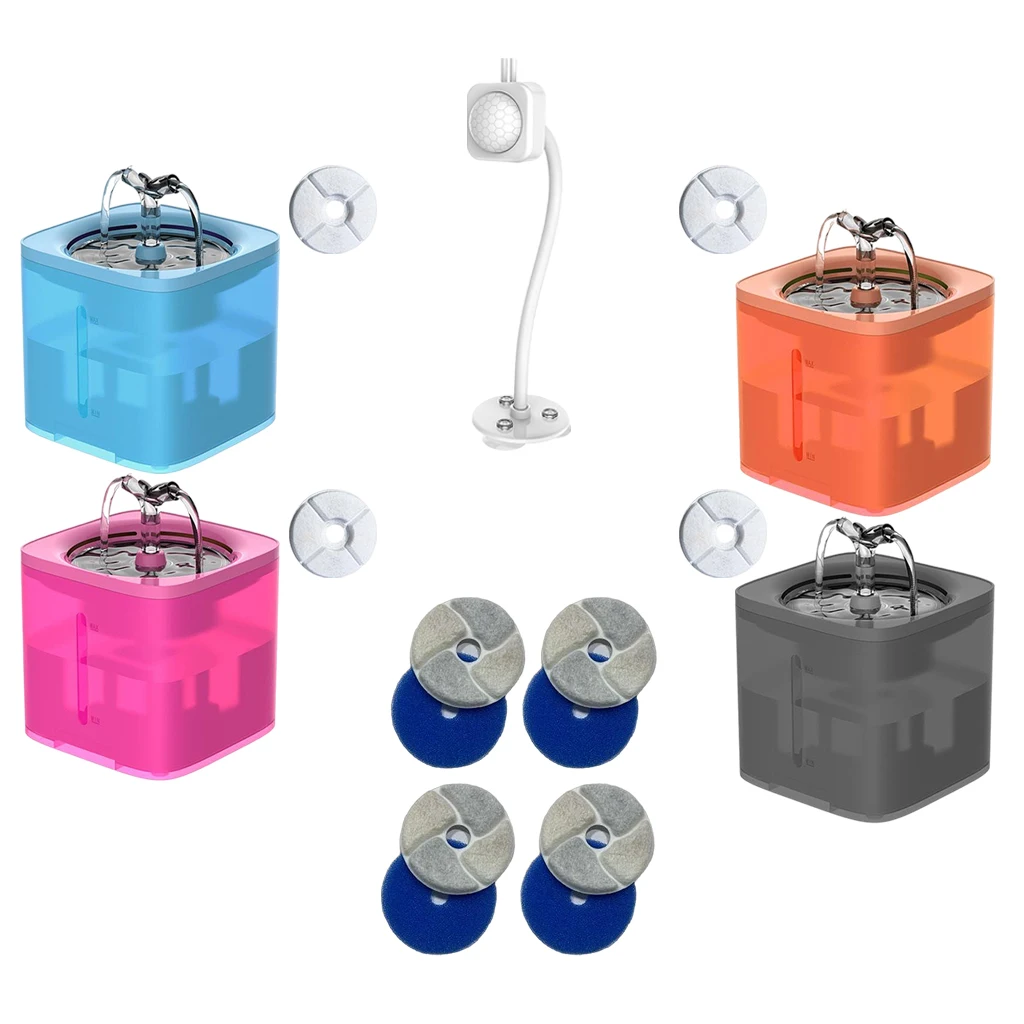 2L Small Pet Cats Electric Vehicle Water Fountain Dispenser for Dog USB