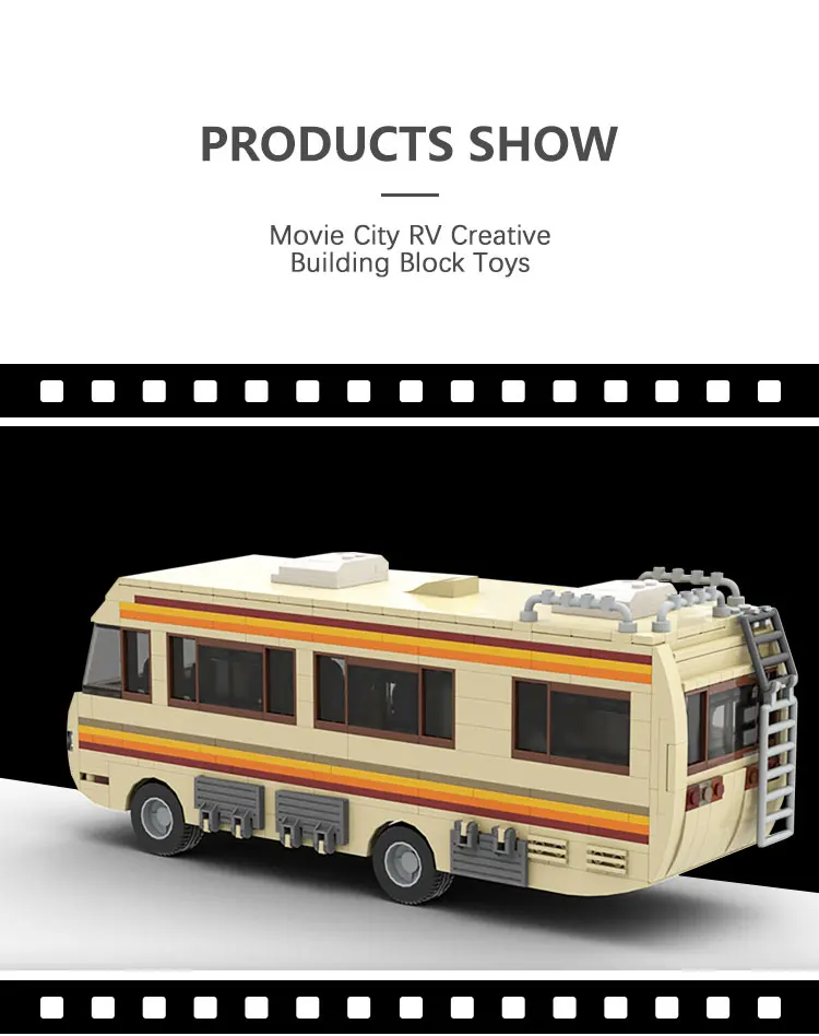 MOC Spaceballs Eagle Bus Breaking Bad Building Block Bricks Kids Toys Gifts 2021 