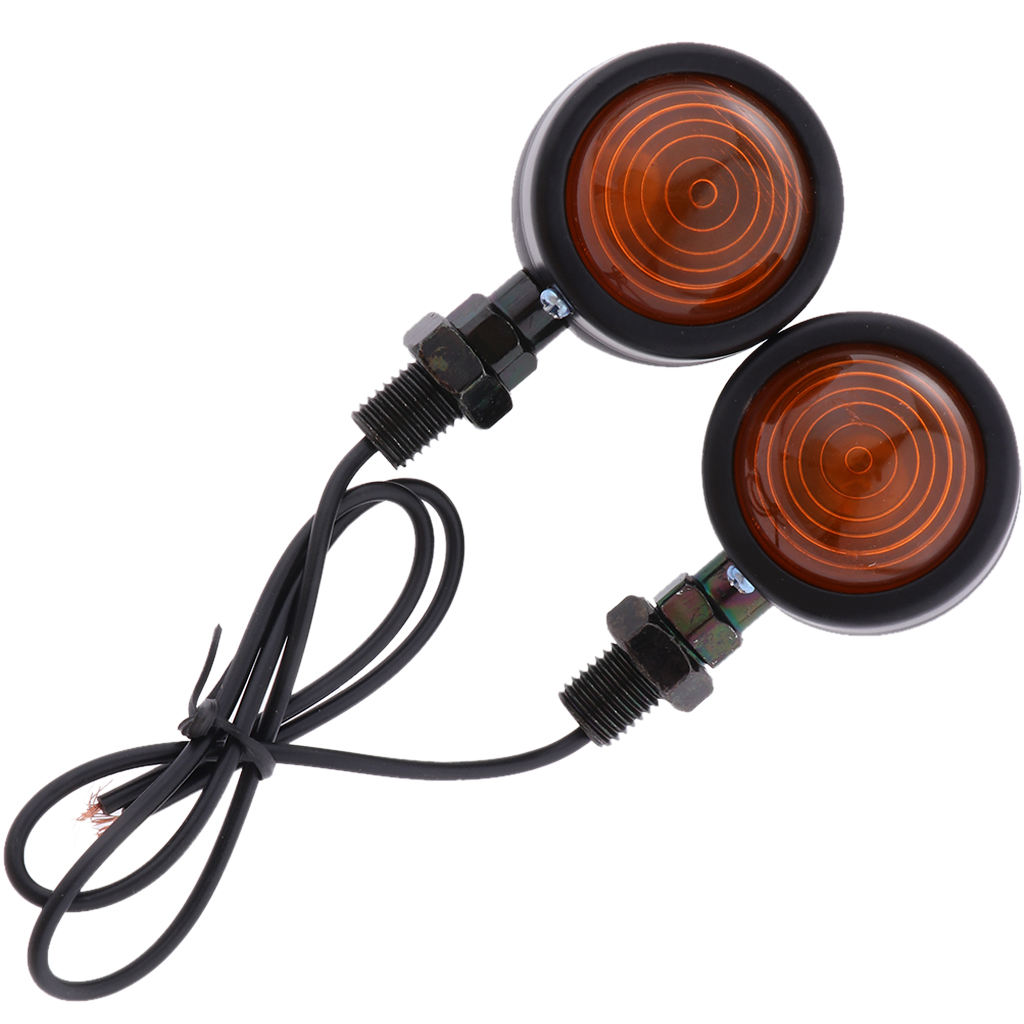 12V Motorcycle Turn Signal Light Universal For Harley Suzuki Yamaha KTM Honda Cafe Racer Light Amber Flasher Moto Accessories