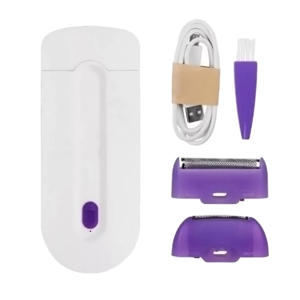 Hair   Remover   Beauty   Face   Legs   Body   Epilator   Kit   with   4   Extra