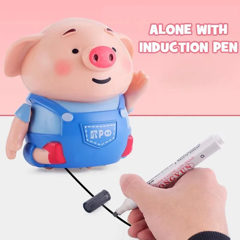 Educational Creative Pen Inductive Toy Pig Christmas GiftS  2019  NEW 