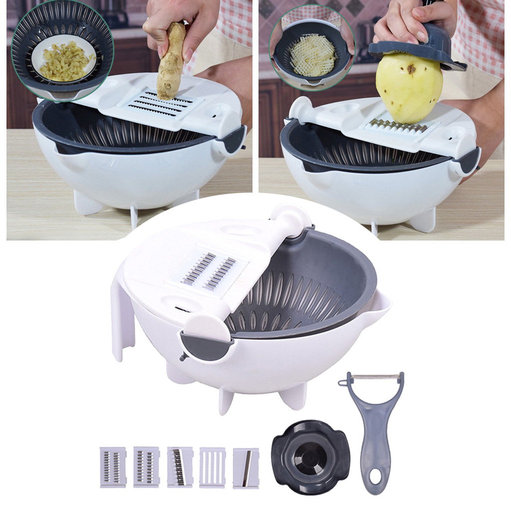 6 IN 1 Vegetable Cutter Slicer Kitchen Multifunction Tool - Home Use