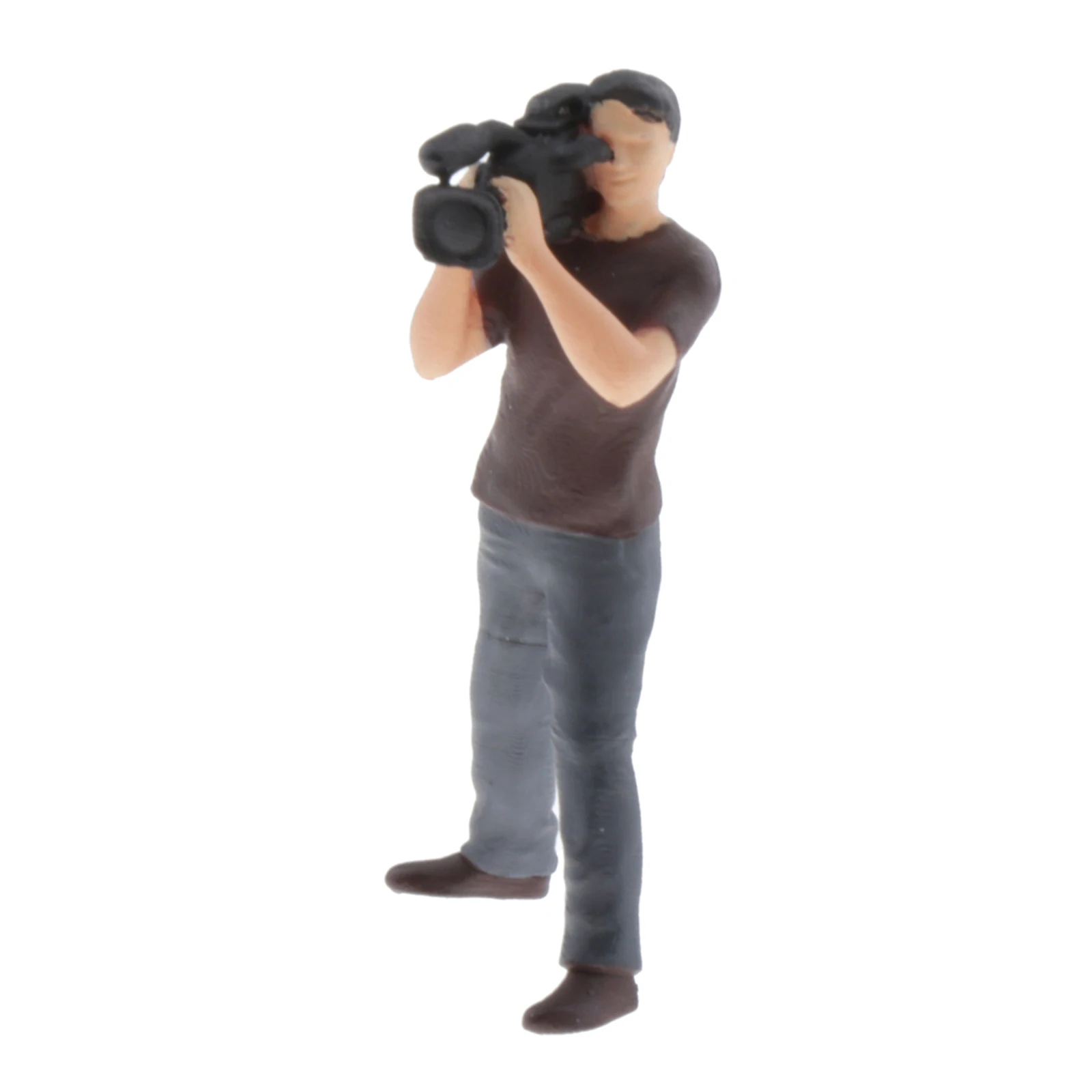 Tiny 1:87 Paparazzi Photographer People Street Layout for  Accs
