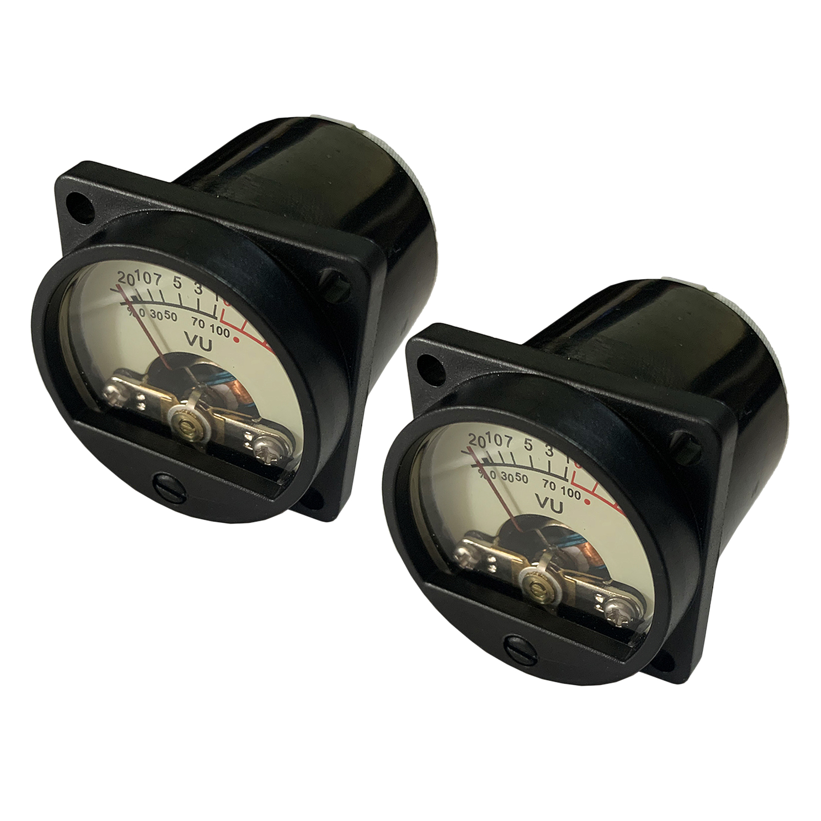 2x Analog VU Meter Panel Kit DB Decibel Level Tester Warm Backlight Recording Amplifier CQ-39W