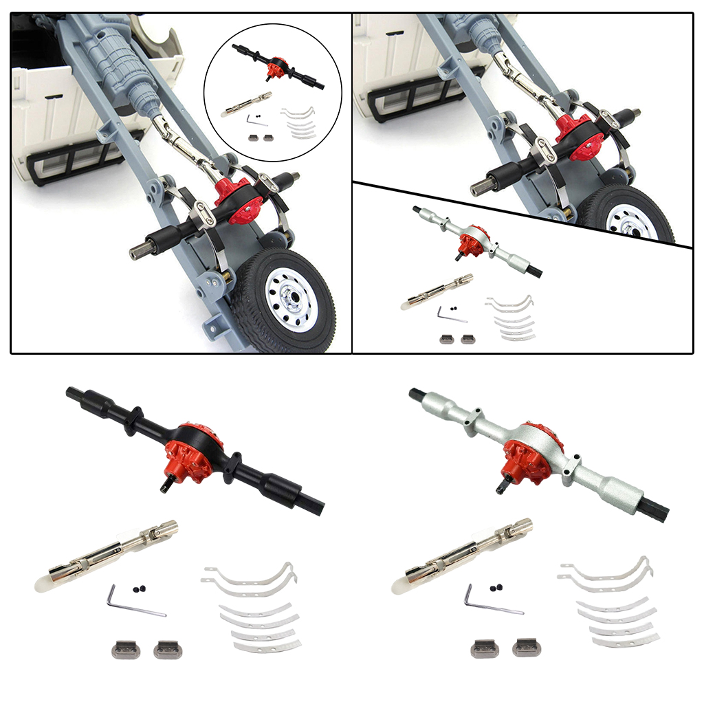 Rear Axle Transmission Shaft,Shock-absorbing Steel Plate,Mount Seat for WPL B24 Vehicles Car Model Buggy Trucks Spare Parts
