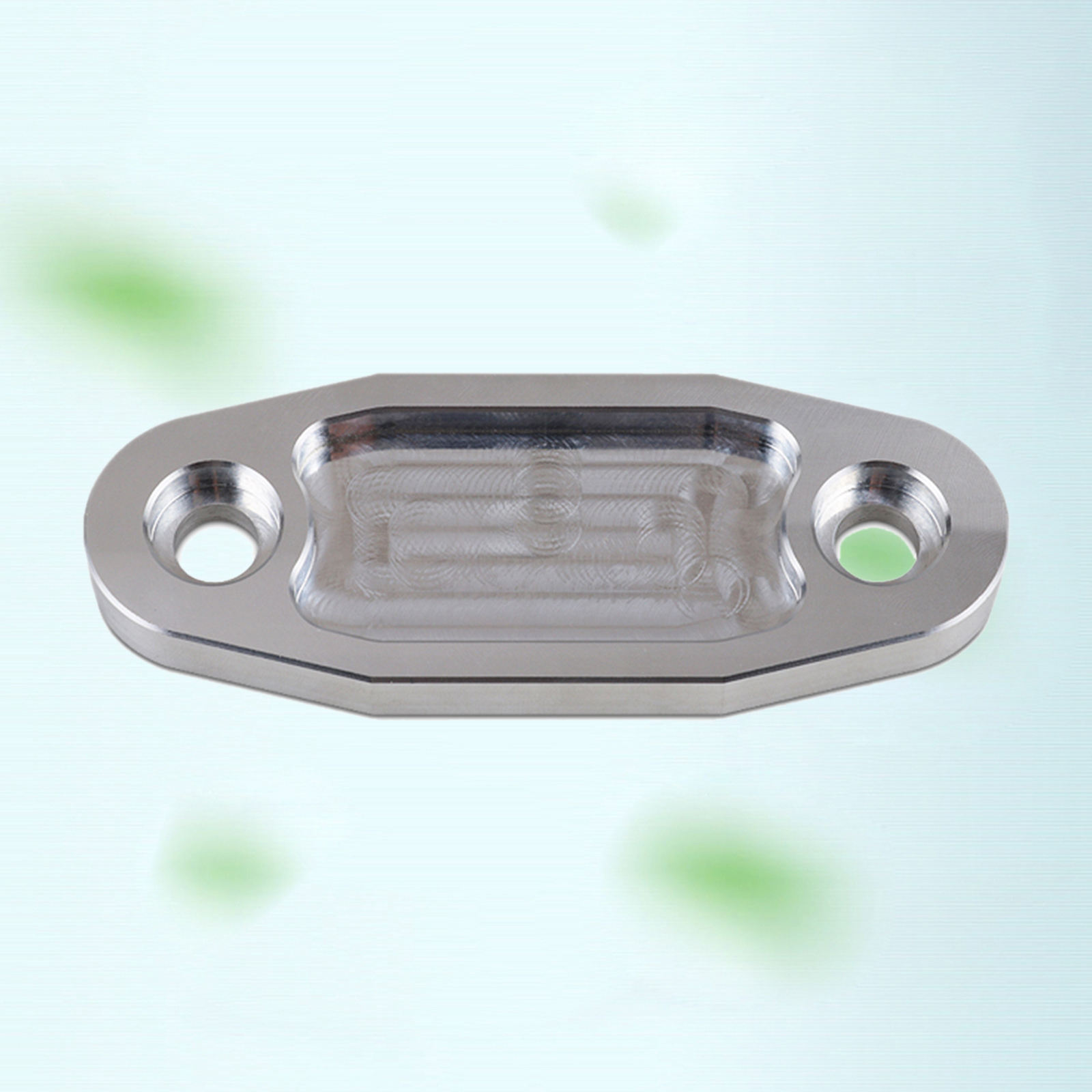 Aluminum Fuel Pump Block off Plate For Ford 351C 351M 400M Part Number 2074 Oil Pump Accessories