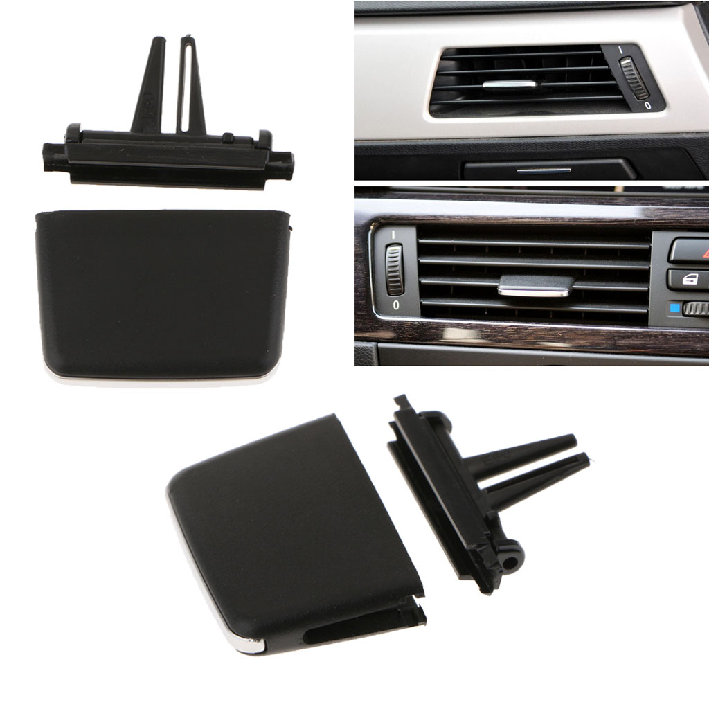 Set of 2 A/C Air   Outlet Tab Clip Repair Kit, Front Fresh Air Grille Clips Fit for BMW 3 Series E90 E92