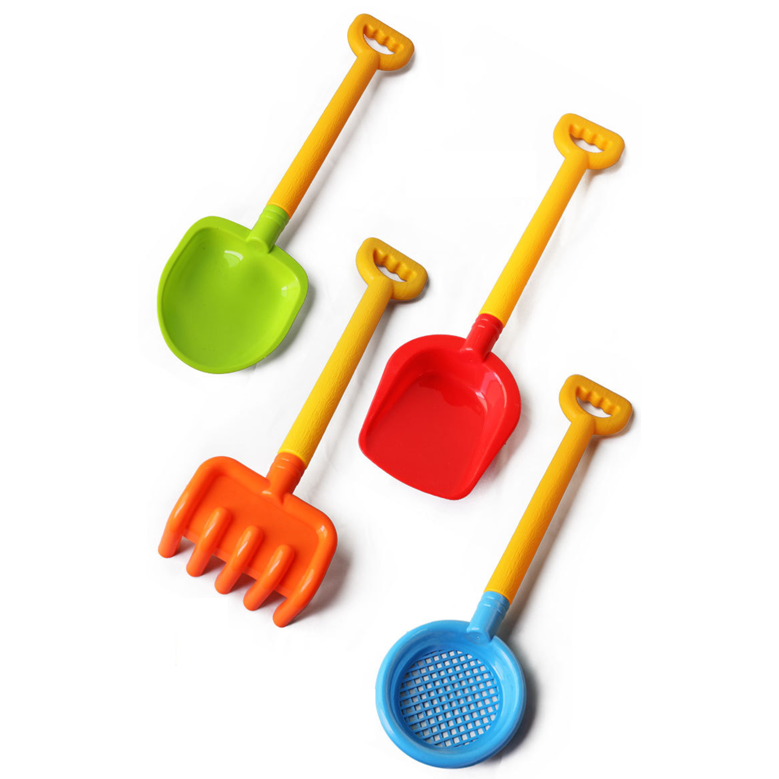 4pcs Beach Tools Set Sand Playing Toys For Kids Fun Water Beach Seaside Tools Child Shovel Tool Gifts