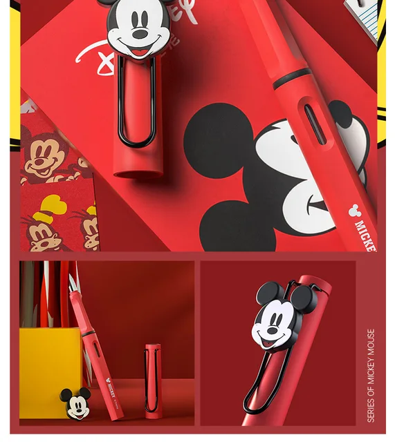 Coffret cadeau Disney Minnie Pen, Mickey Pen, Winnie Bear, étudiant,  bureau, cadeau d'anniversaire spécial, haute