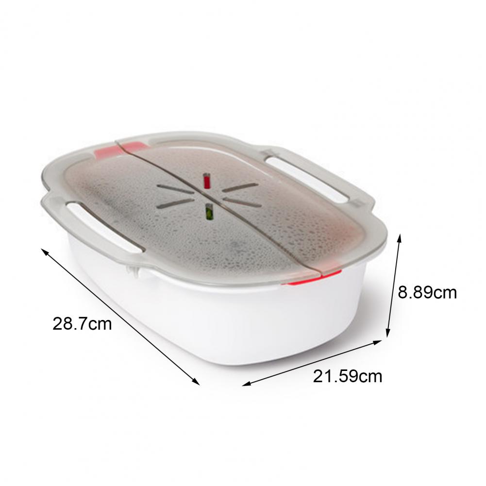 Double Boilers Plastic Steamer Microwave Oven Round With Lid Cookware  Household Steamed Buns Kitchen Cooking Tools From Hansomefours, $11.08