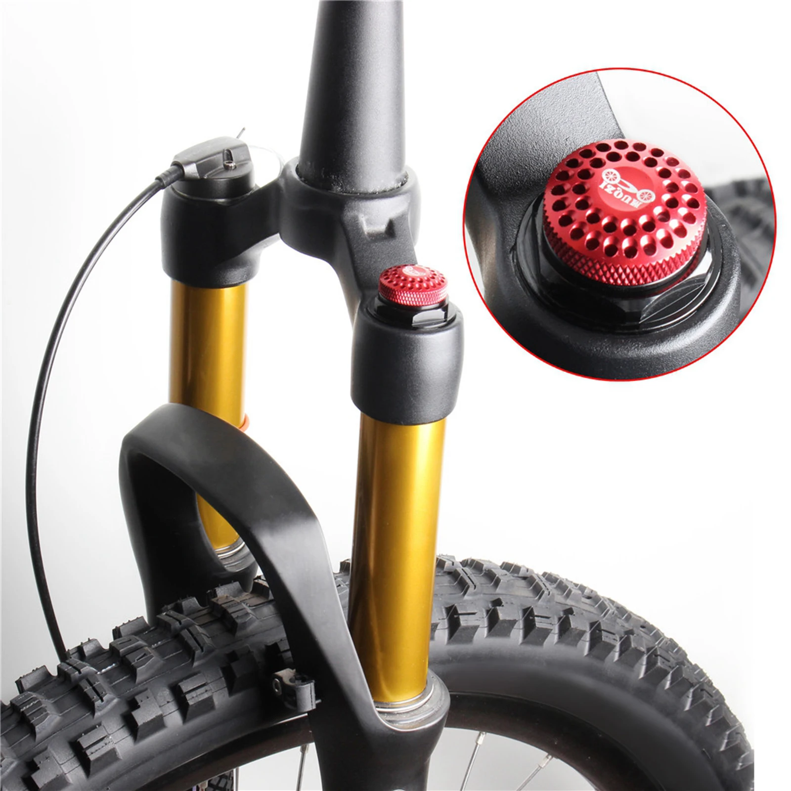 Bike Deluxe  Fork Valve Cap Ultralight  Schrader Valve Lid Washer