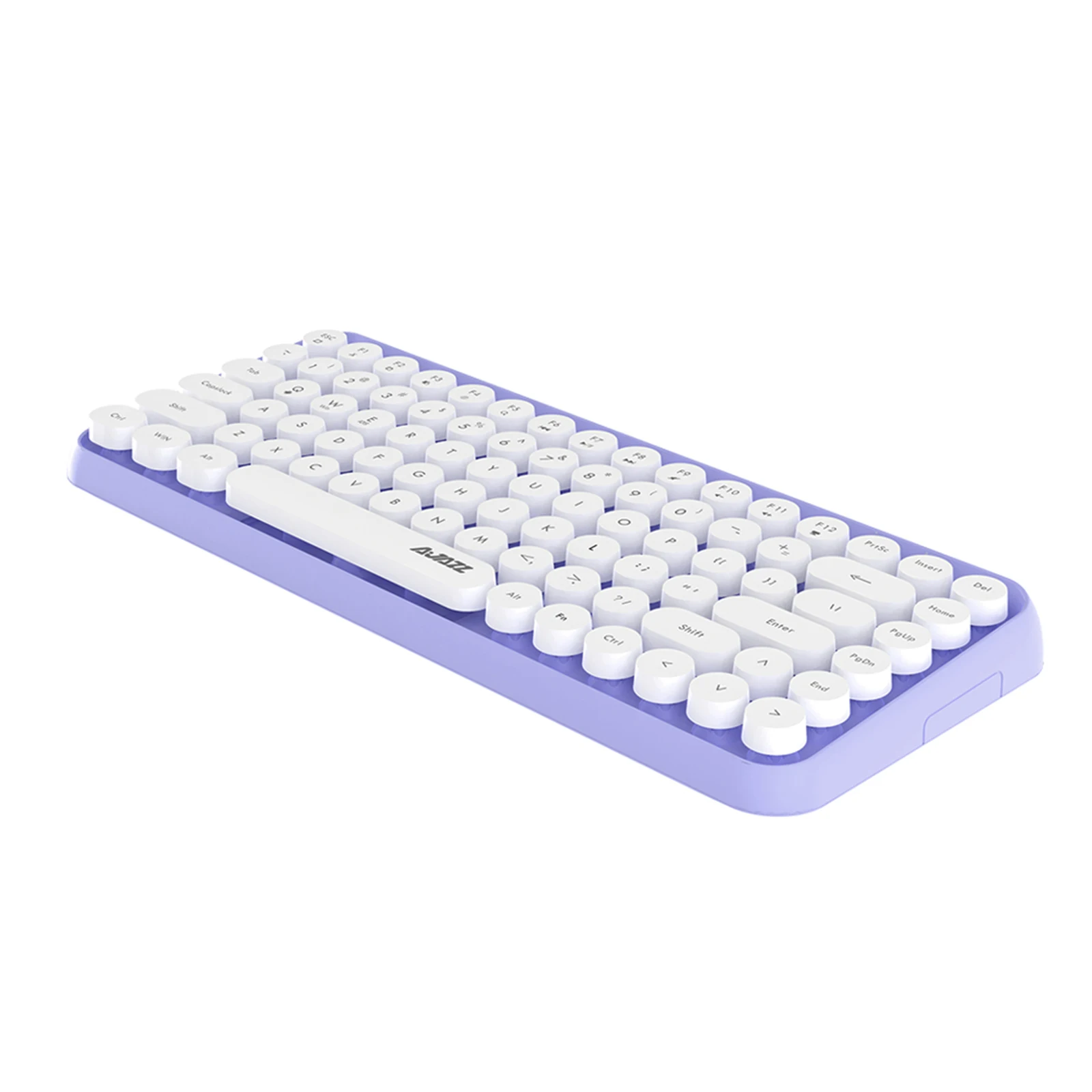 Portable Bluetooth Keyboards, Wireless Mini Compact Retro Typewriter Flexible 84Keys Design Keyboard