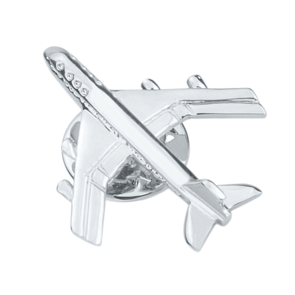 Vintage Men Collar Pins Airplane Shirt Brooch Lapel Pins Novelty Suit Vest Suit