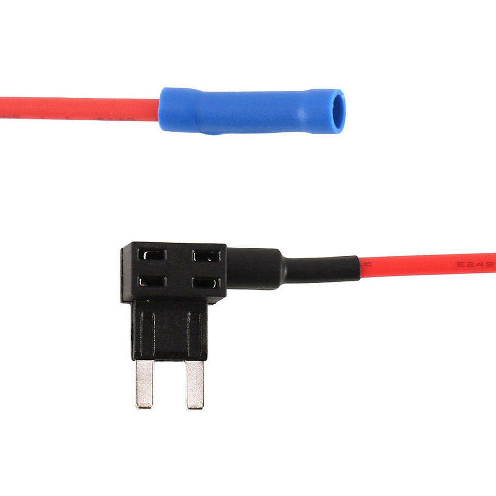 2x Circuit Fuse Tap Mini Double Circuit Low Profile with  Blade Fuse 165mm