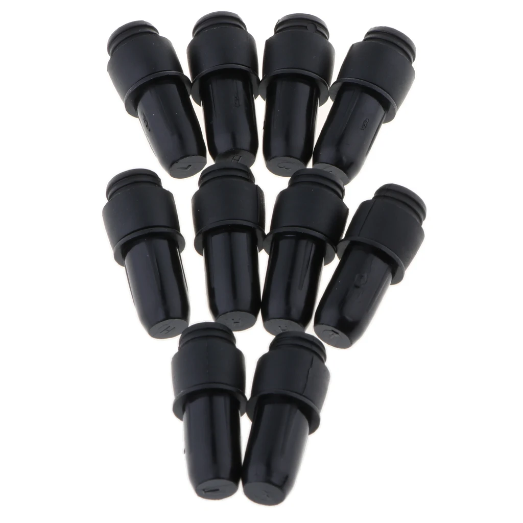 10 Pieces Fastener Rivet Clips Kits, Black Push Pin Rivets for Speaker Mesh Grill Cover # 052