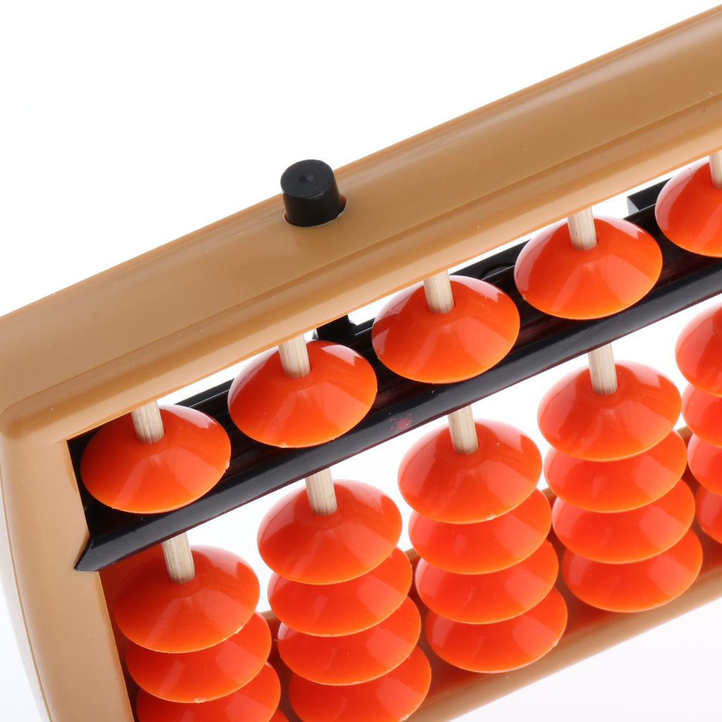 13 Digit Auto Reset Abacus Arithmetic Soroban Calculator Educational Tool