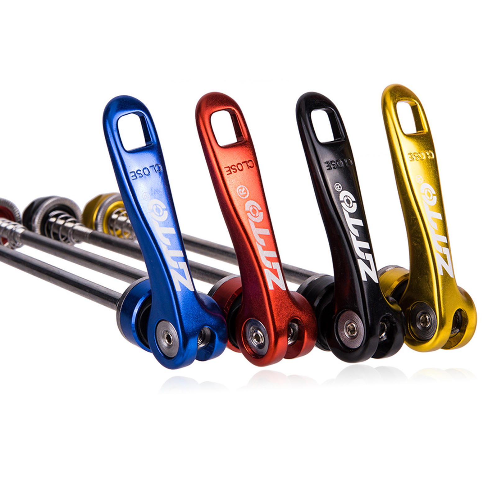 2pcs Mountain Bike Axle Quick Release Wheel Front and Rear Skewers Hubs Wahoo Thru To Adapter Bmx Wheel Mtb Extender