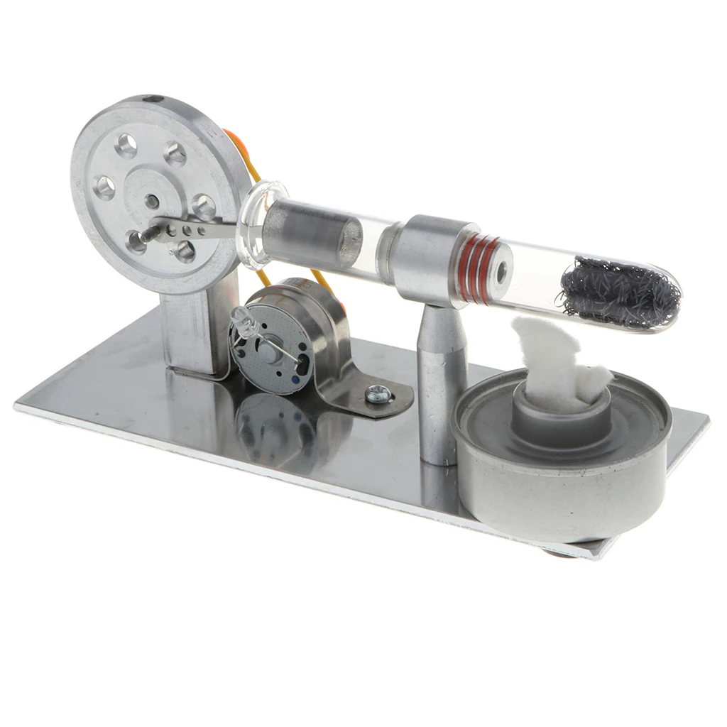 Physical Science DIY Experiment Flywheel Stirling Engine Model