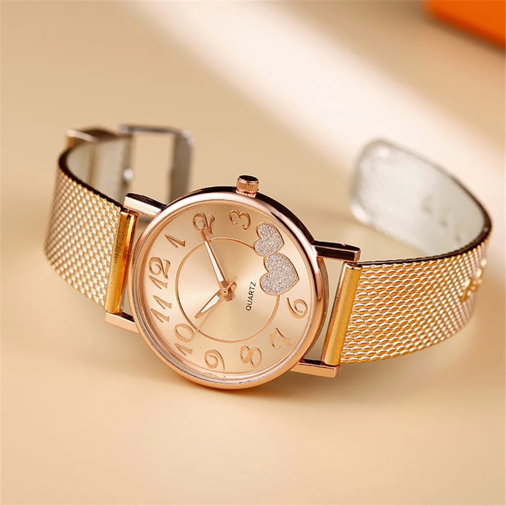 Fashion Women Watch Mesh Belt Watch Wild Lady Creative Fashion Gift Wrist Watch Bracelet Watches Women Watches Reloj Mujer   #30