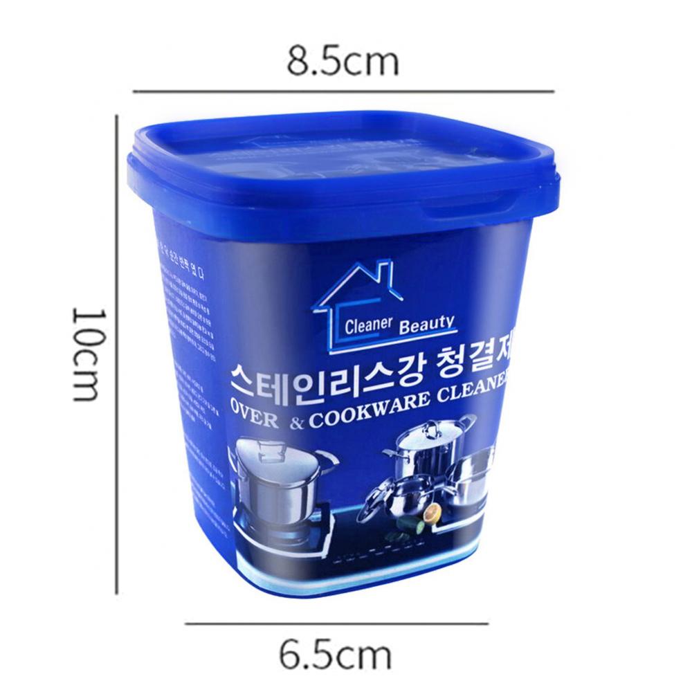 500G Rust Remover Cleaner Kitchen Stainless Steel Cleaning Paste Pot Polishing Pan Kitchenwares Stain Dirt Cleaner Accessories