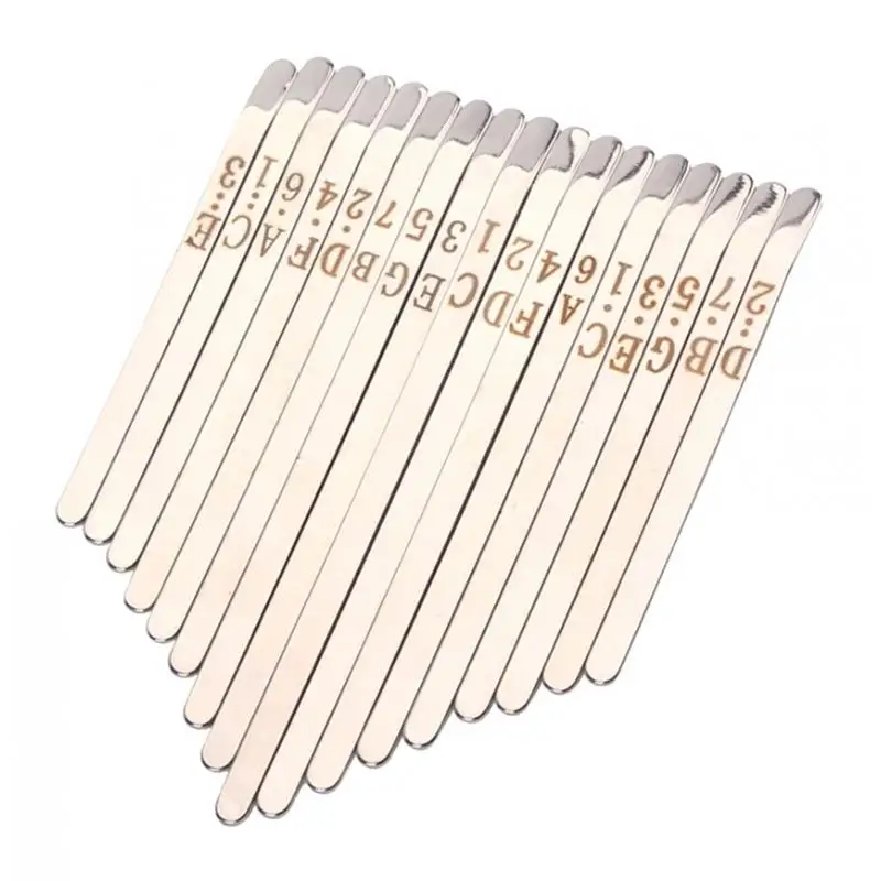 Musical Steel Keys for 17 Keys Kalimba African Mbira Thumb Finger Piano Percussion Instruments